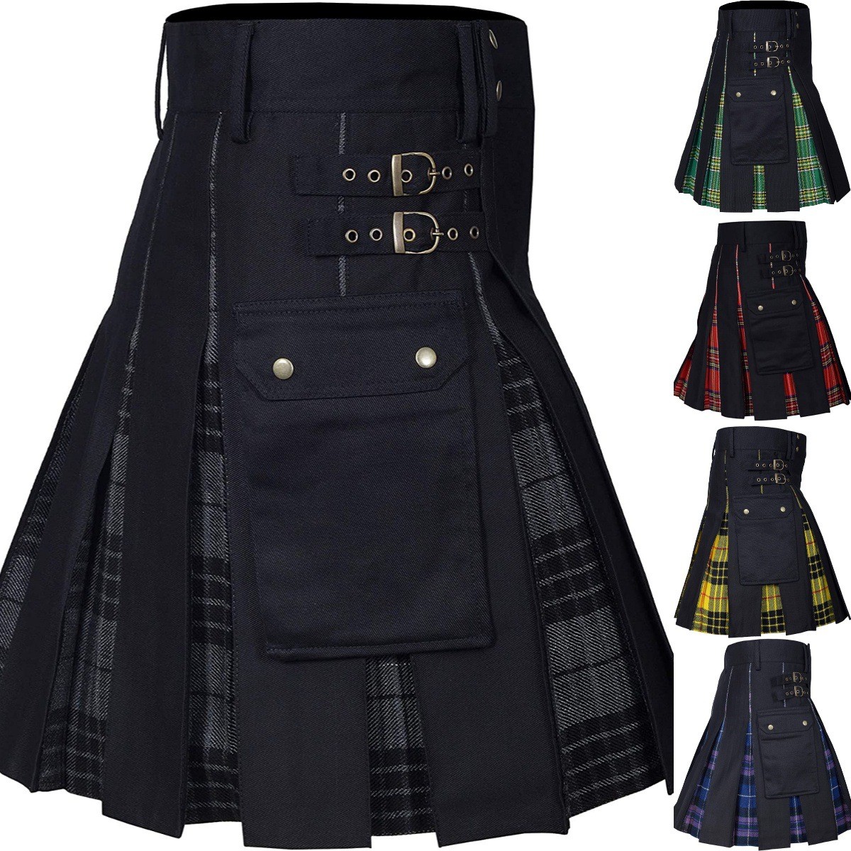 Summer Clothing Linen - Summer Men's Clothing Plaid Color Block