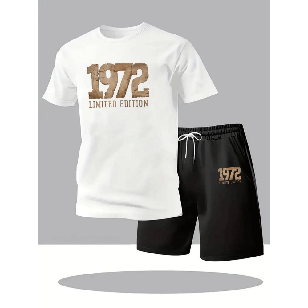 Summer Clothing For Young Men - Men's Casual Breathable T-Shirts Sets Round