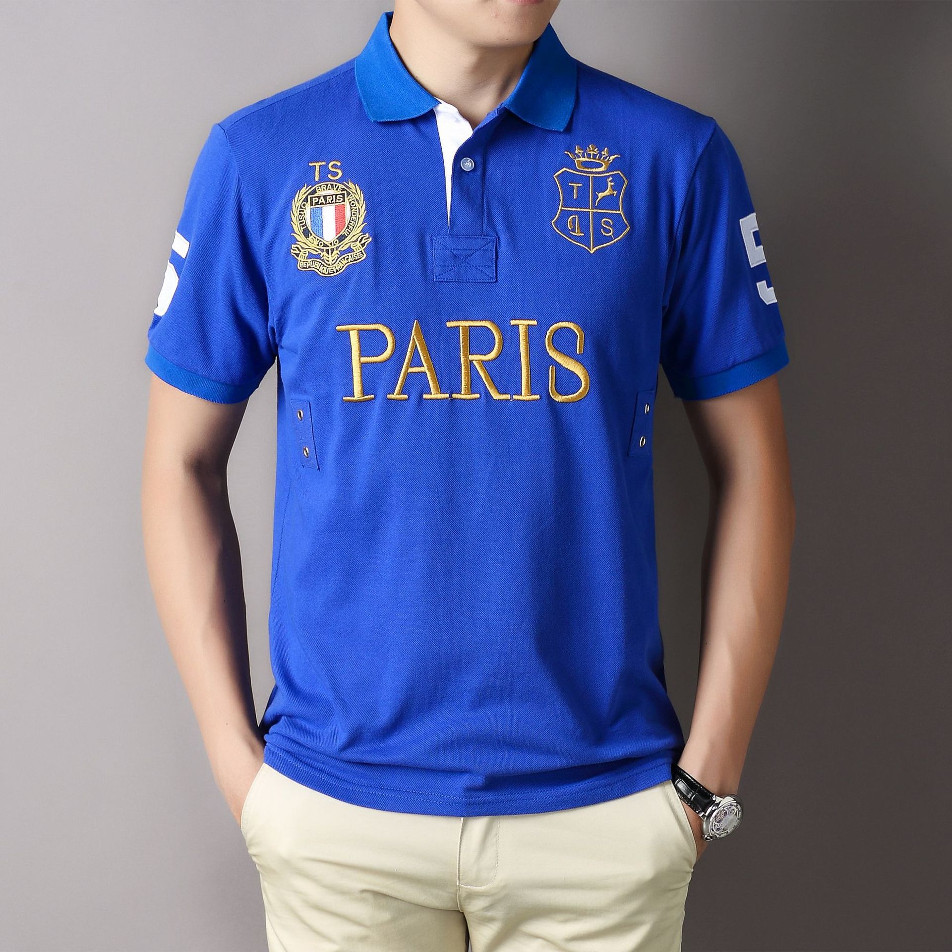 Summer Clothing In Paris - New Paris Polo Shirts Designer Short-sleeved