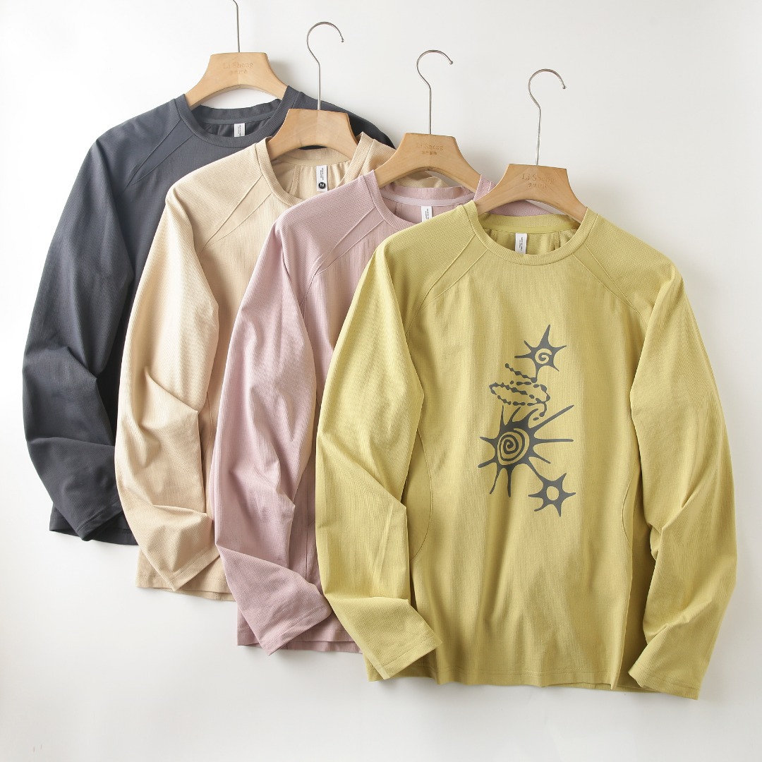 Summer Clothing For Young Men - Unisex High-Stretch Breathable Long-Sleeve T-Shirt –