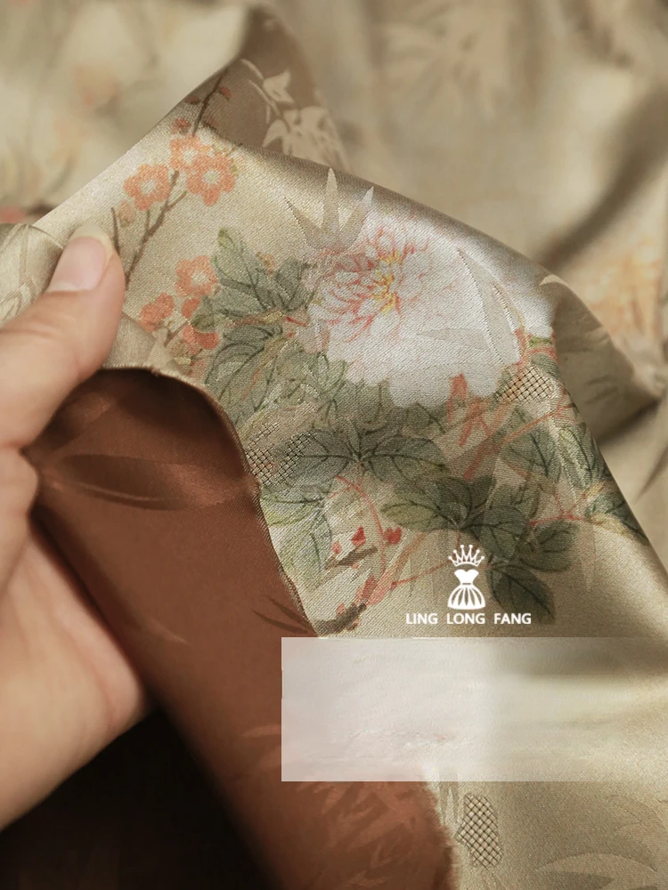 Summer Clothing Material - Printed Fabric Spring Summer Satin Jacquard
