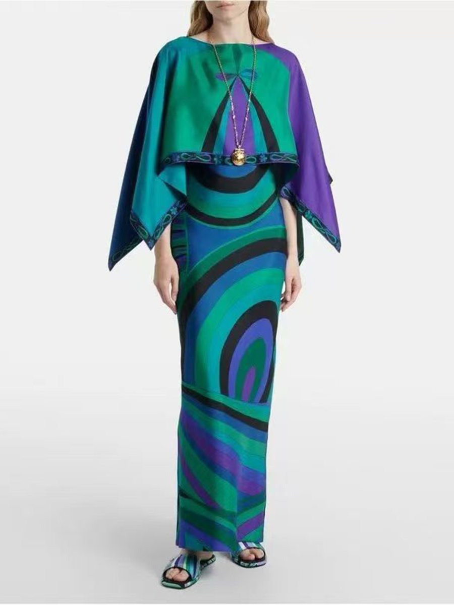 VGH Light Blue Abstract Print  - Summer Light Clothing 评论和价格