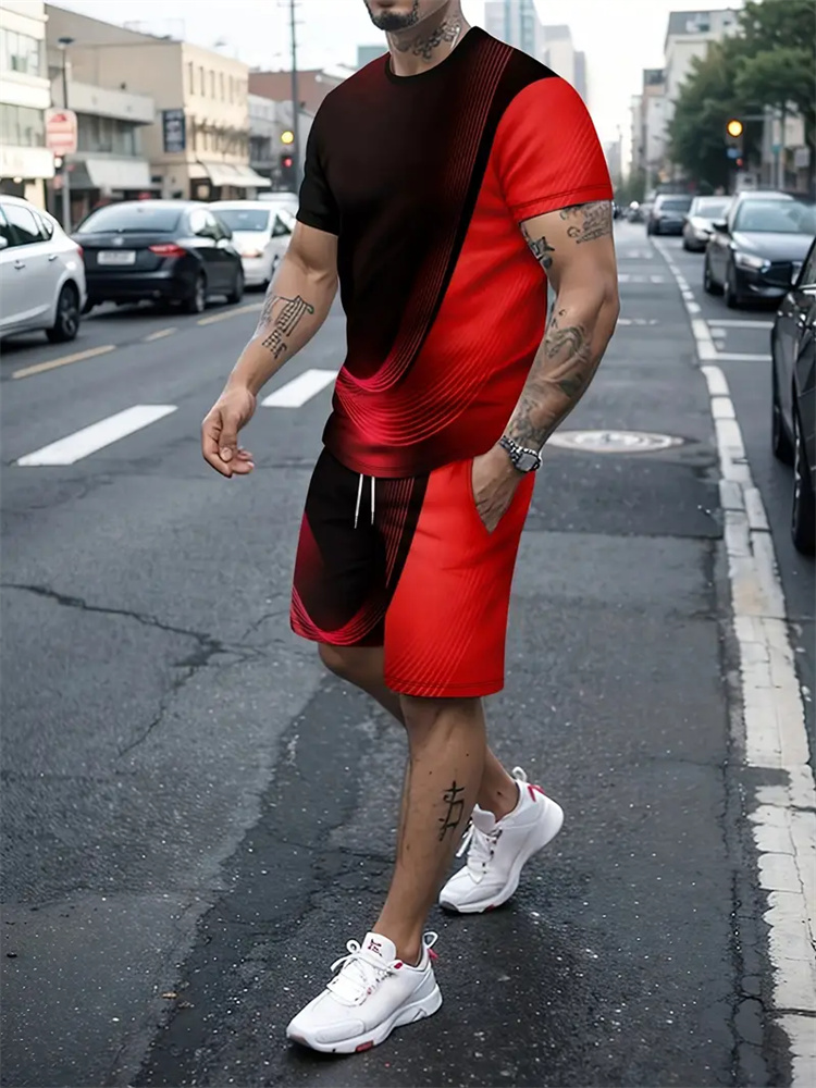 Men Women Gradient Texture T-s - Summer Alt Clothing 评论和价格