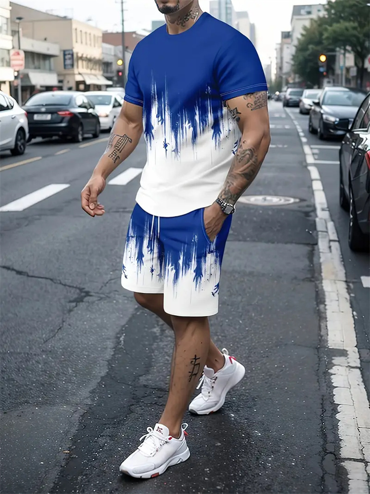 Men Women Gradient Texture T-s - Summer Alt Clothing 评论和价格