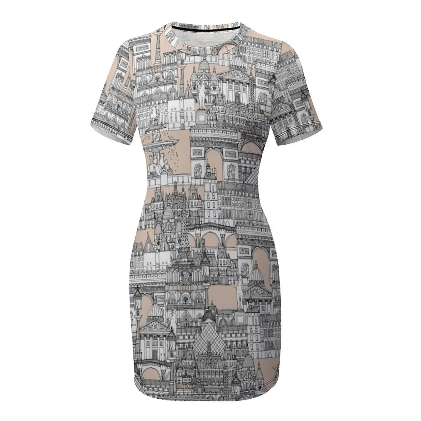 Paris toile sugar pink Short-S - Summer Clothing In Paris 评论和价格