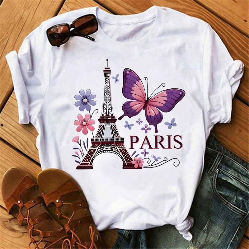 90s Color Flower Butterfly Par - Summer Clothing In Paris 评论和价格