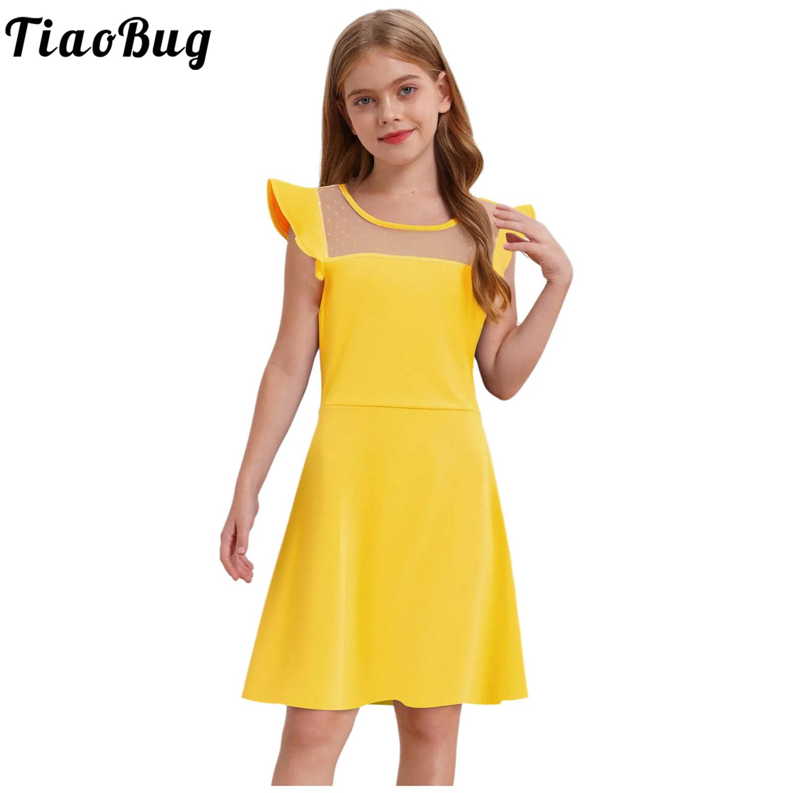 Teen Girls Summer Dress Ruffle - Summer Clothing For Teens 评论和价格