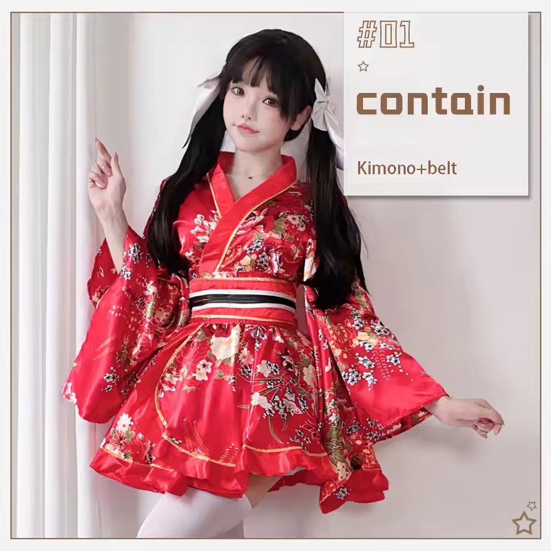 Japanese Modified Kimono Dress - Summer Alt Clothing 评论和价格