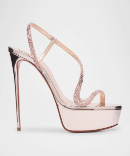 Metallic Leather Platform Stil - Summer Light Clothing 评论和价格