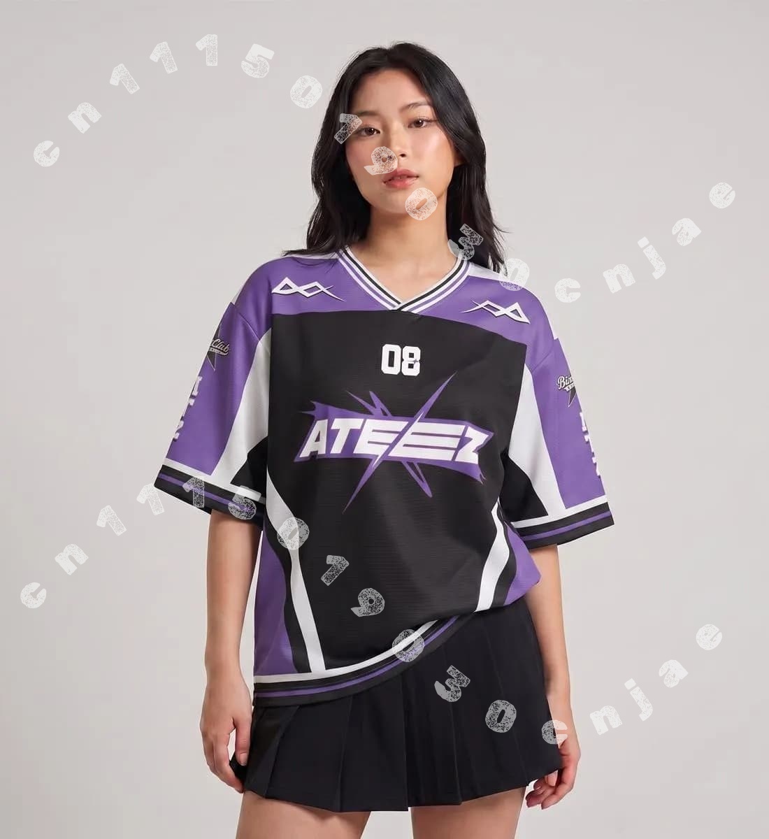 ATEEZ K-pop Jersey for Women a - Summer Clothing Uk 评论和价格