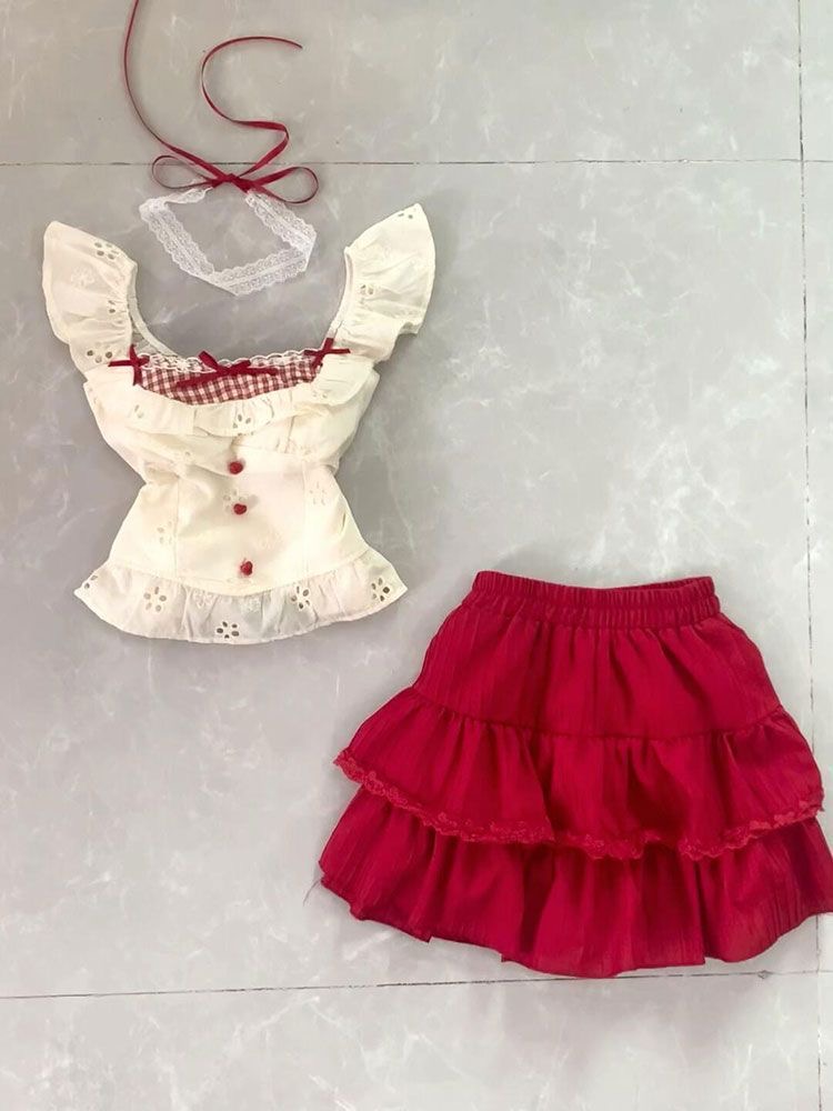 Summer Sweet Patchwork Two Pie - Summer Alt Clothing 评论和价格