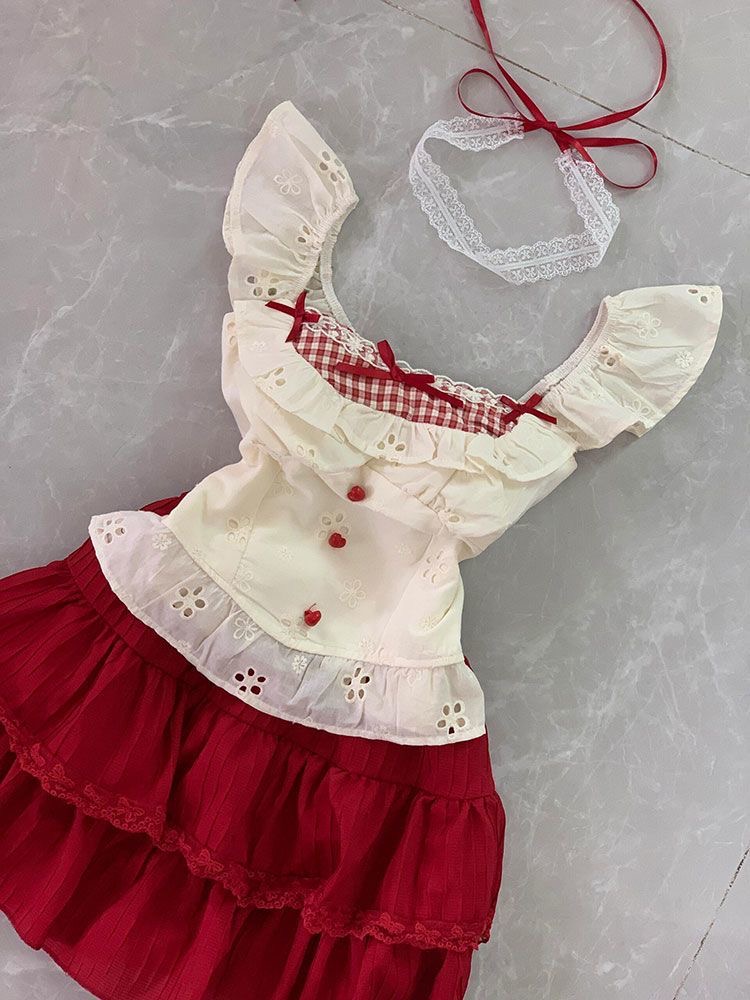 Summer Sweet Patchwork Two Pie - Summer Alt Clothing 评论和价格