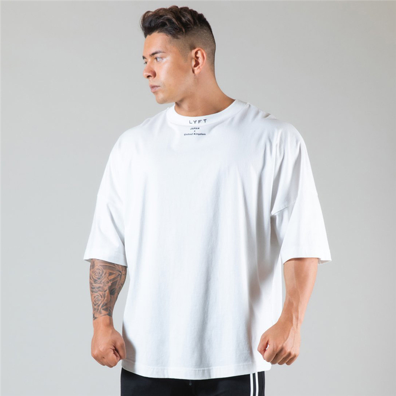 JAPAN&UK Cotton Gym Shirt Spor - Summer Clothing Uk 评论和价格
