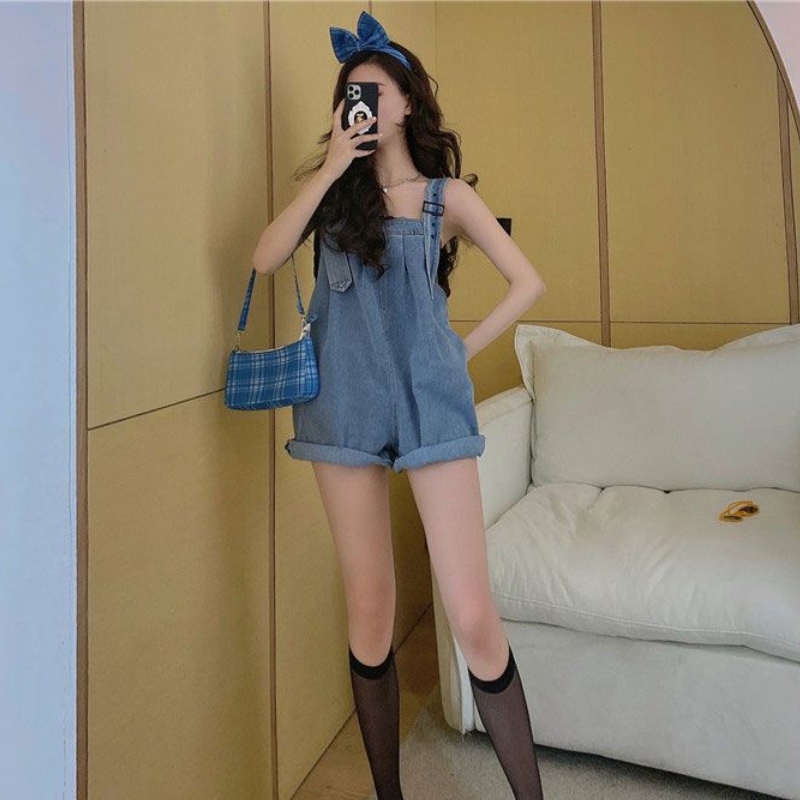 S-5XL Rompers Women Summer Clo - Summer Clothing For Teens 评论和价格