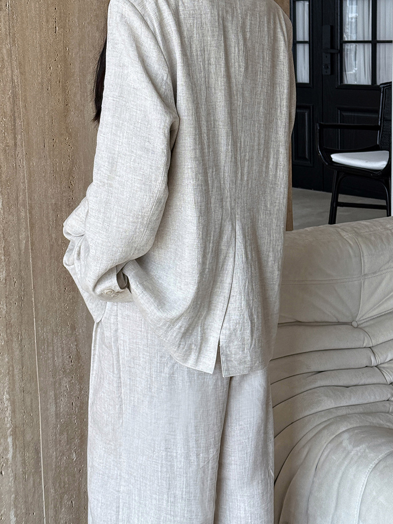 Autumn Hig-end Linen Material  - Summer Clothing Material 评论和价格