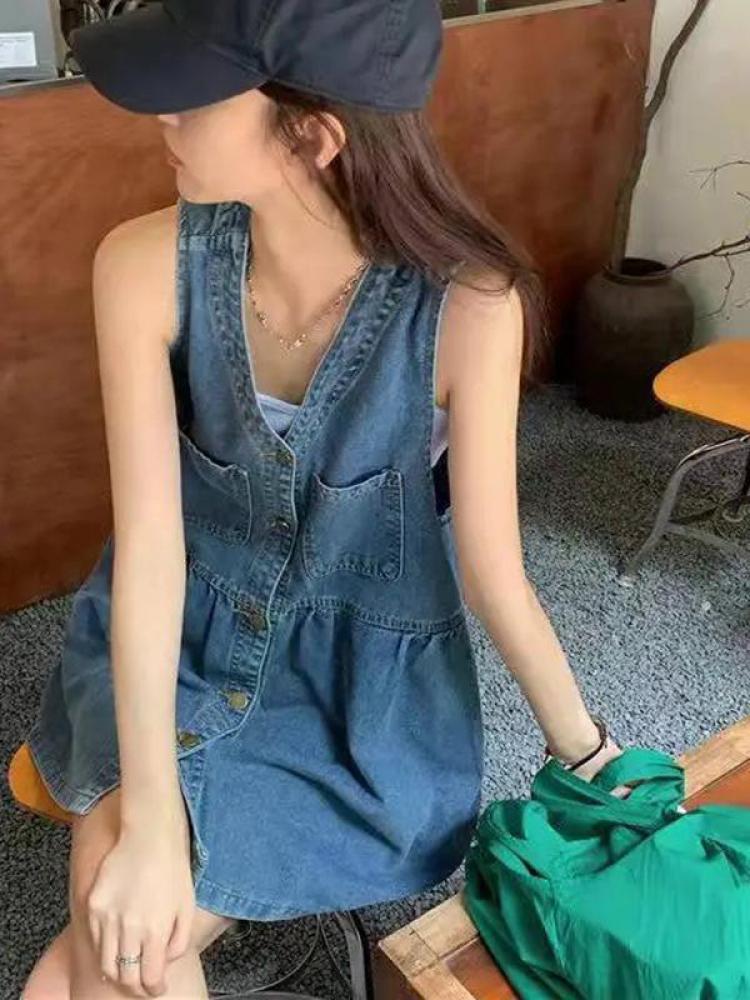 Sleeveless Strap Dress Women 2 - Summer Clothing Dress 评论和价格