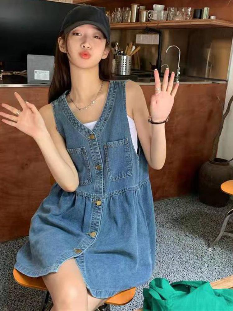 Sleeveless Strap Dress Women 2 - Summer Clothing Dress 评论和价格