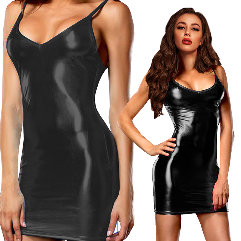 Sexy Erotic Hot Pu Metallic Le - One Summer Clothing Uk 评论和价格