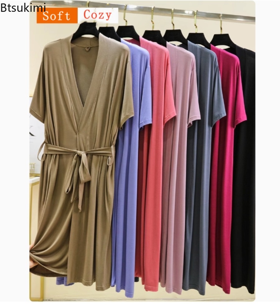 Soft Modal Robes for Women Sum - Summer Nights Clothing 评论和价格
