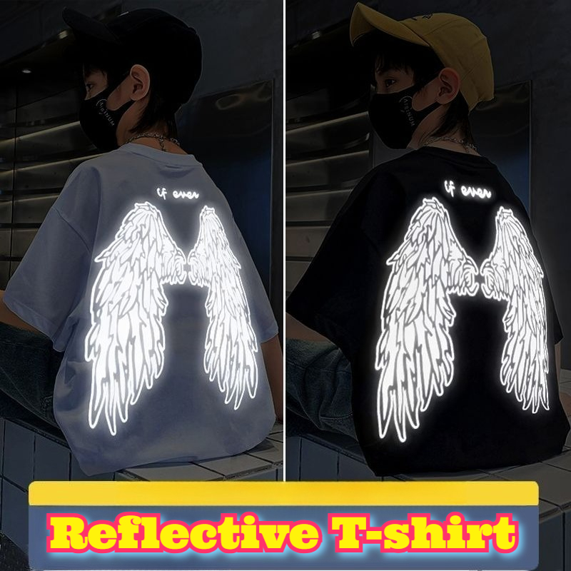 Youth Reflective Wings T Shirt - Summer Clothing For Teens 评论和价格