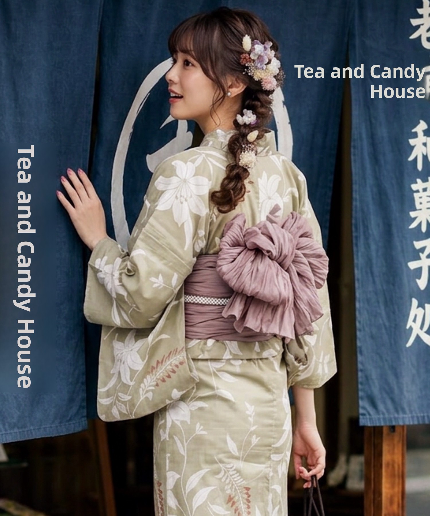 Traditional Yukata Kimono Cott - Summer Clothing Material 评论和价格