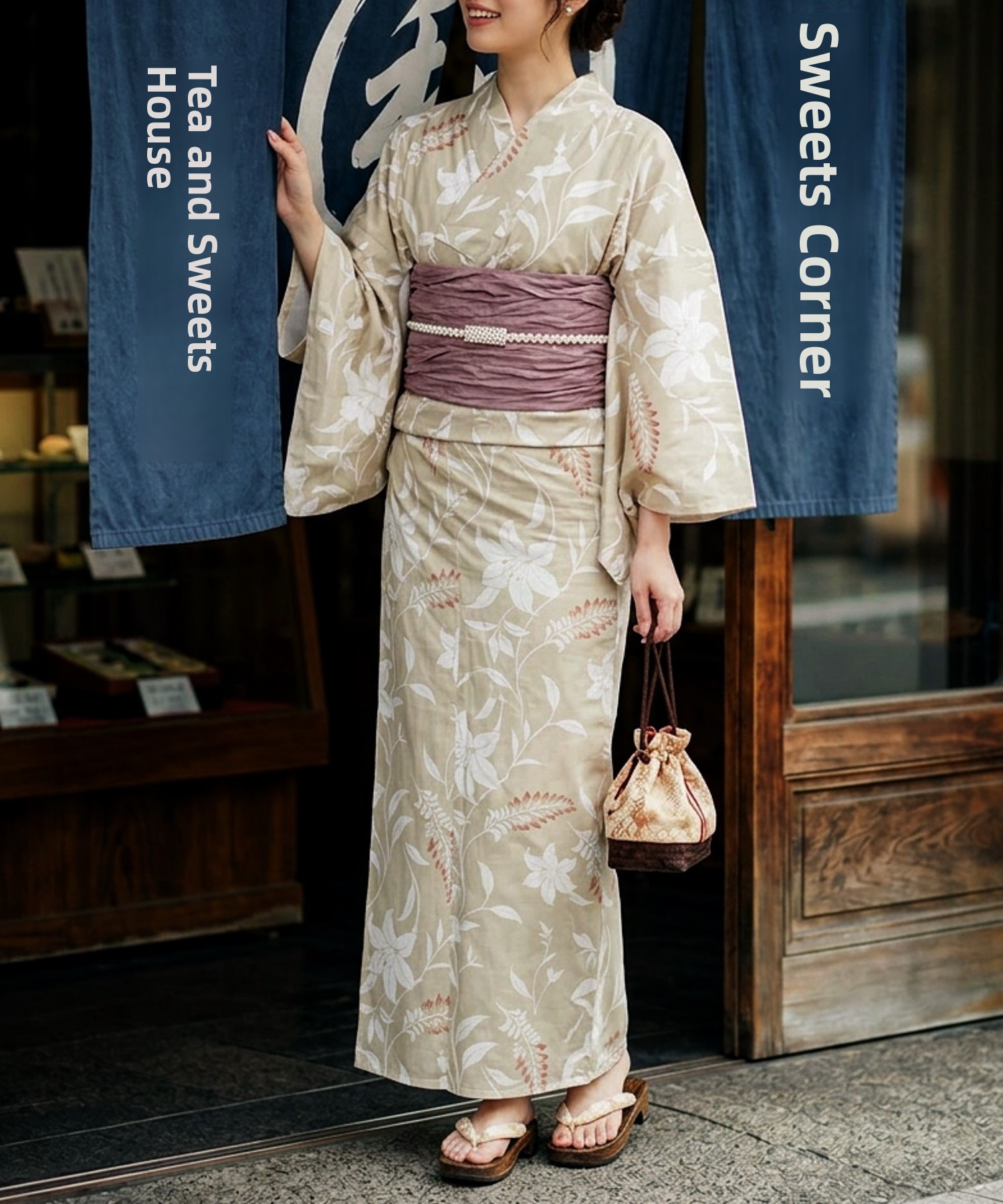 Traditional Yukata Kimono Cott - Summer Clothing Material 评论和价格