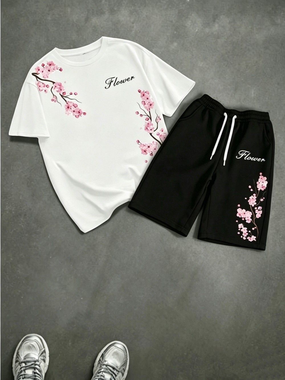 Men's Summer Cherry Blossom Le - Summer Clothing For Young Men 评论和价格