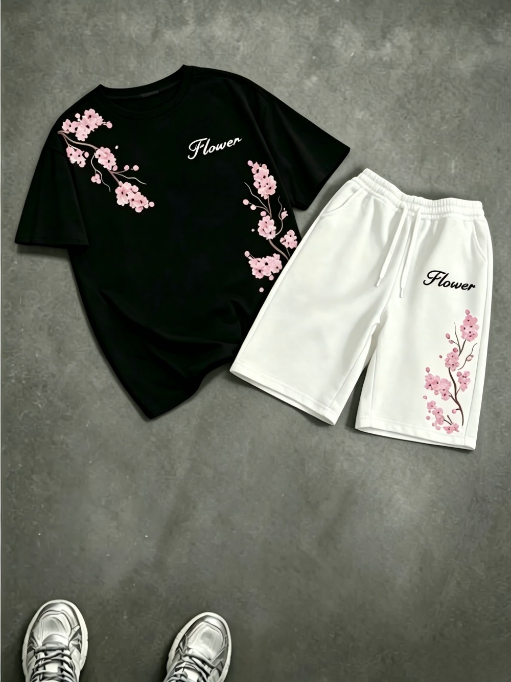 Men's Summer Cherry Blossom Le - Summer Clothing For Young Men 评论和价格