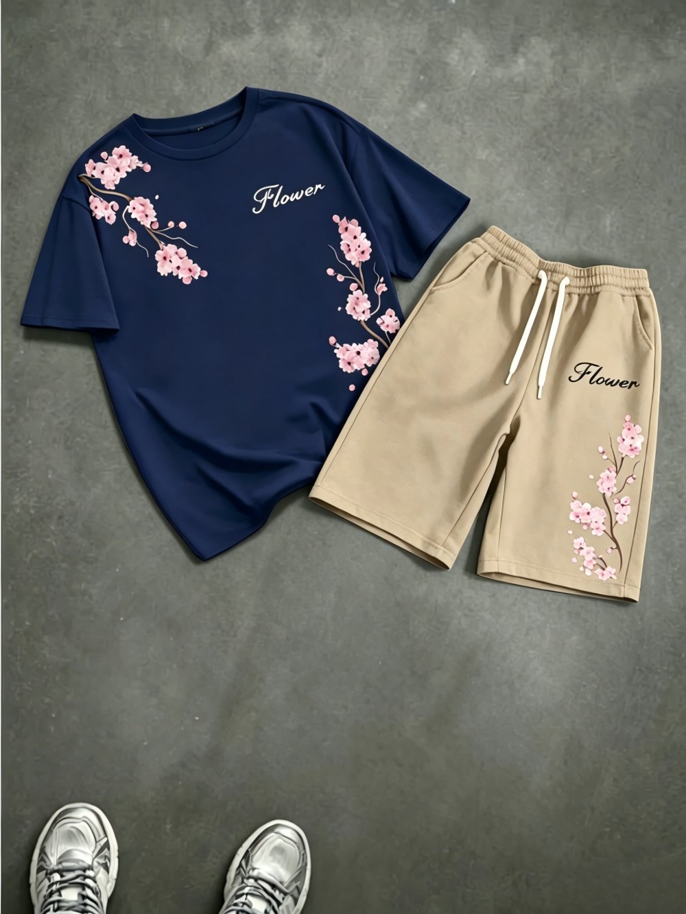 Men's Summer Cherry Blossom Le - Summer Clothing For Young Men 评论和价格