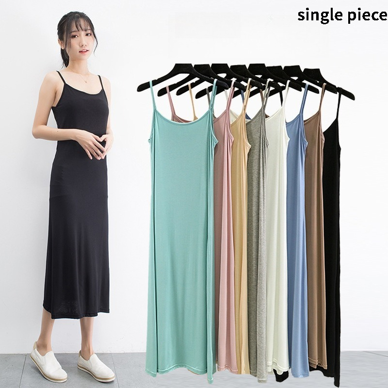 Modal Camisole Vest Dress for  - Summer Clothing Dress 评论和价格