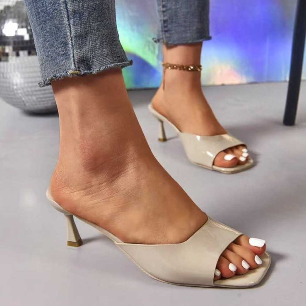 Fashion Fish Mouth Slippers Su - Summer Clothing Dress 评论和价格