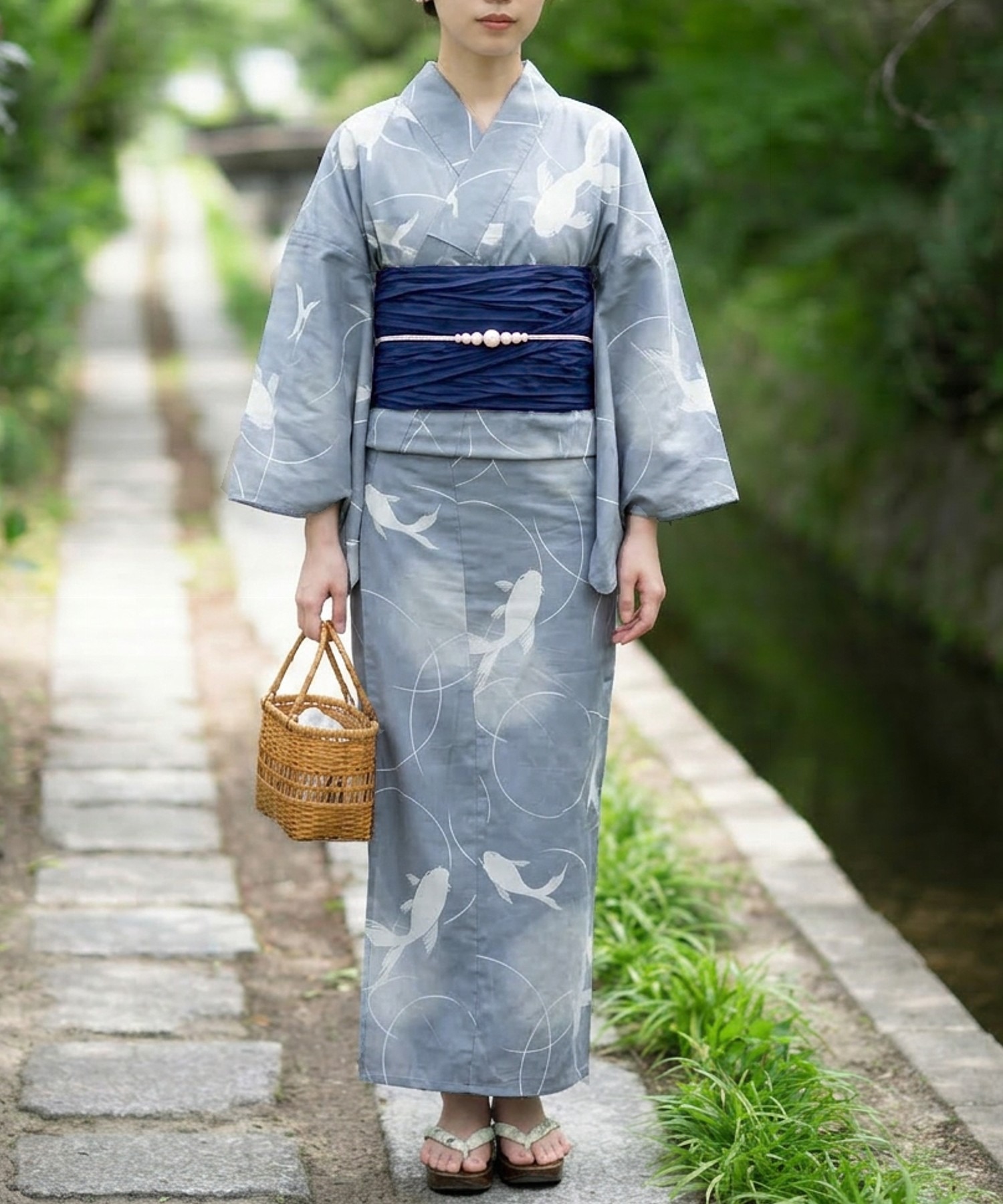 Traditional Yukata Kimono Cott - Summer Clothing Material 评论和价格