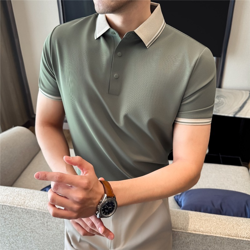 High Stretch Short Sleeved Pol - Summer Light Clothing 评论和价格