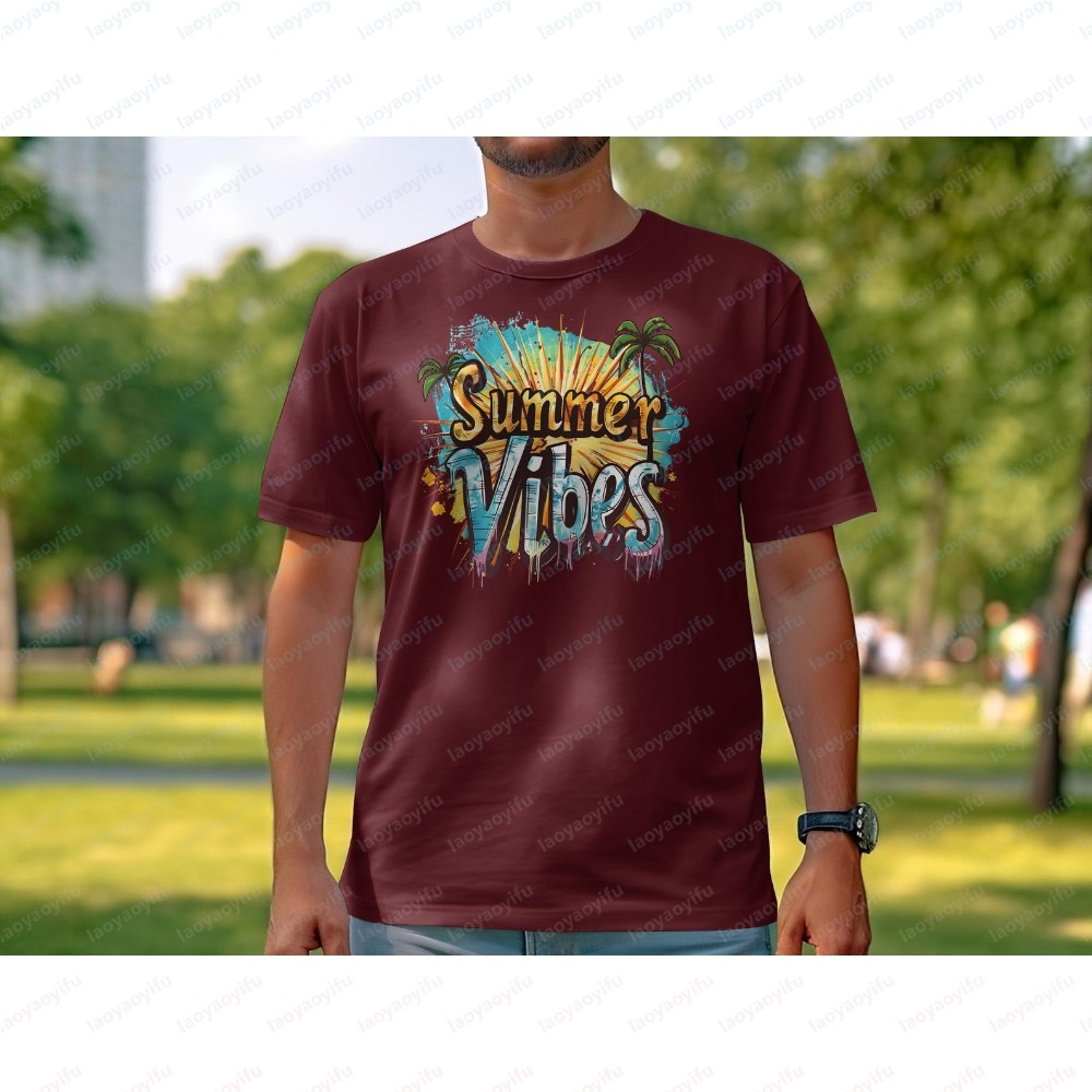 Unisex Summer Vibes T-Shirt Co - Summer Vibes Clothing Men 评论和价格