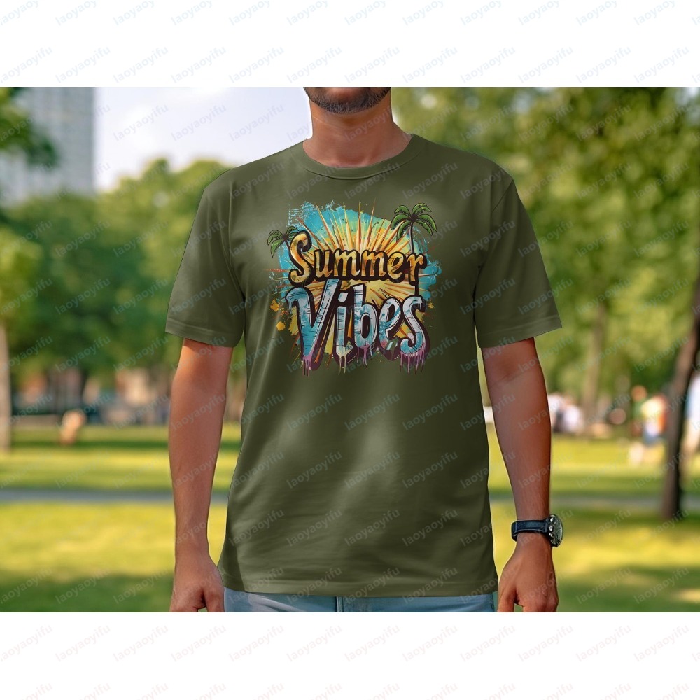 Unisex Summer Vibes T-Shirt Co - Summer Vibes Clothing Men 评论和价格