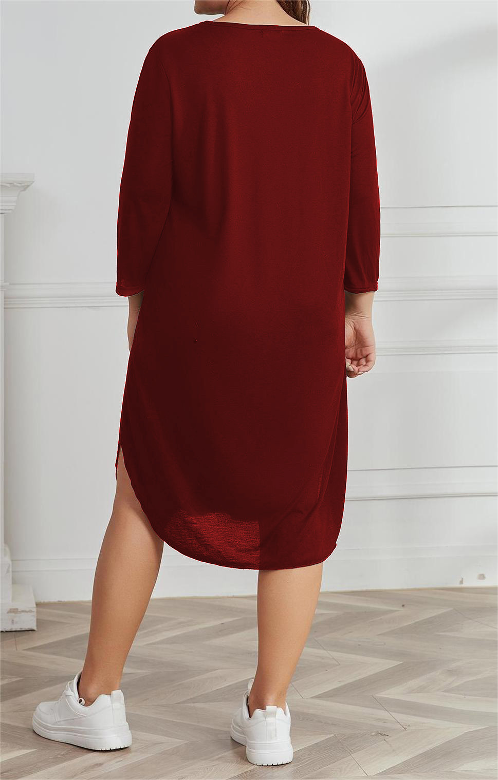 Women's Plus Size 3/4 Sleeve C - Summer Nights Clothing 评论和价格
