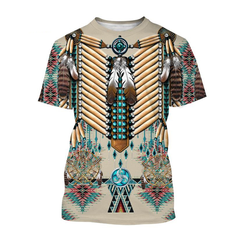 Indian Ethnic Style 3D Print T - Indian Summer Vintage Clothing 评论和价格