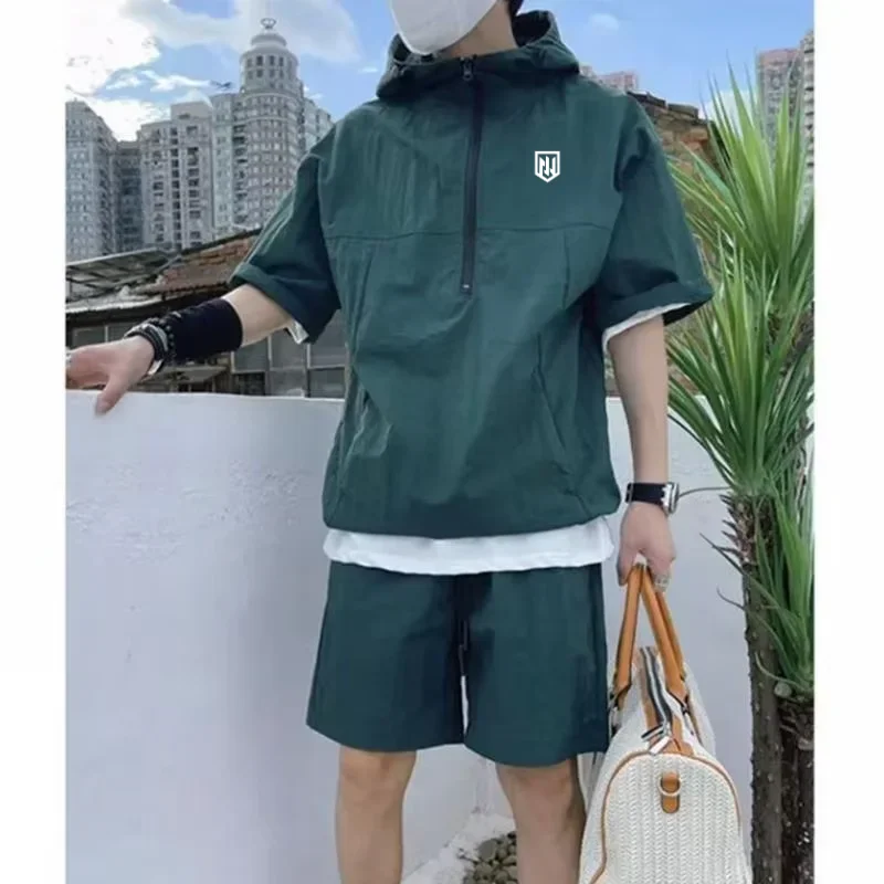 Men's Hooded Zipped Golf Short - Yours Clothing Summer Jackets 评论和价格