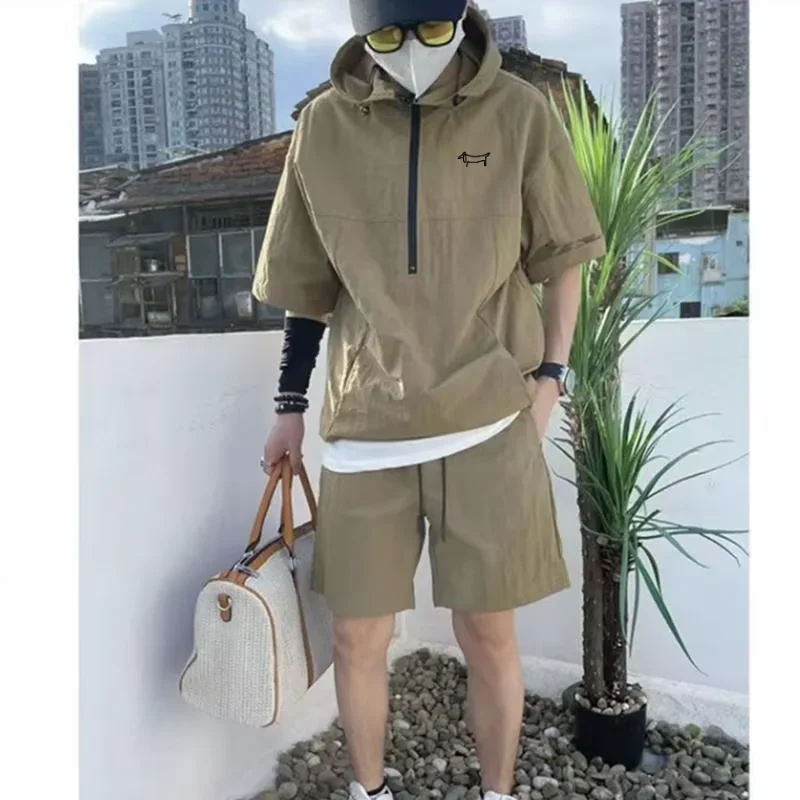 Men's Hooded Zipped Golf Short - Yours Clothing Summer Jackets 评论和价格