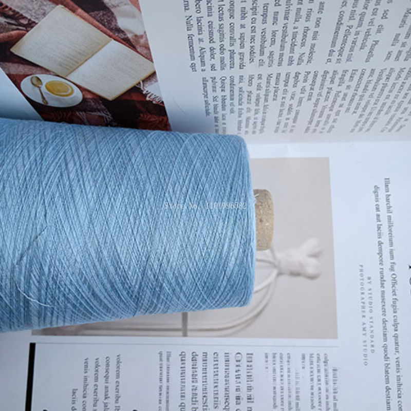500g/ Roll Mulberry Silk Threa - Summer Clothing Material 评论和价格