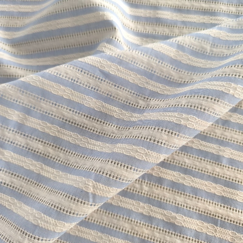 Korean Style Striped Openwork  - Summer Clothing Material 评论和价格