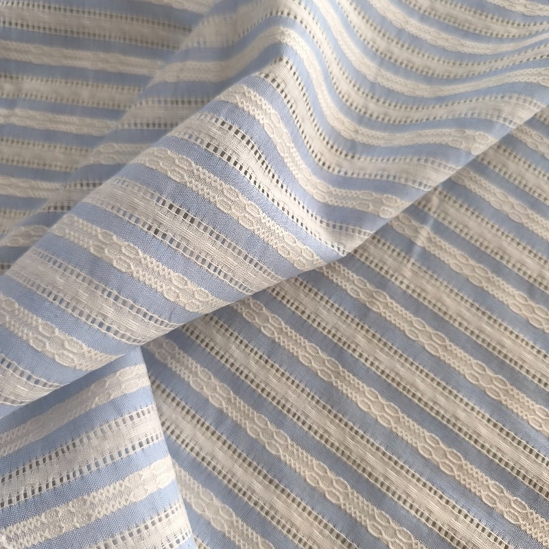 Korean Style Striped Openwork  - Summer Clothing Material 评论和价格