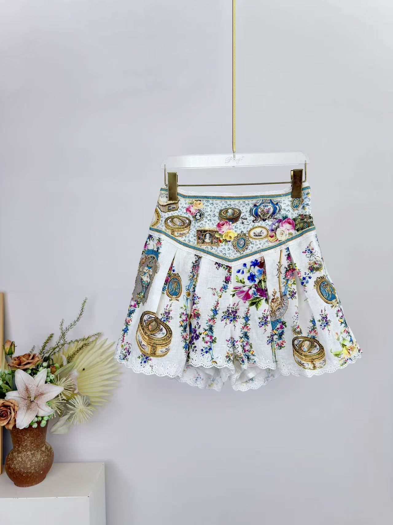 2026 Women Flower Print Set Cr - Summer Clothing Linen 评论和价格