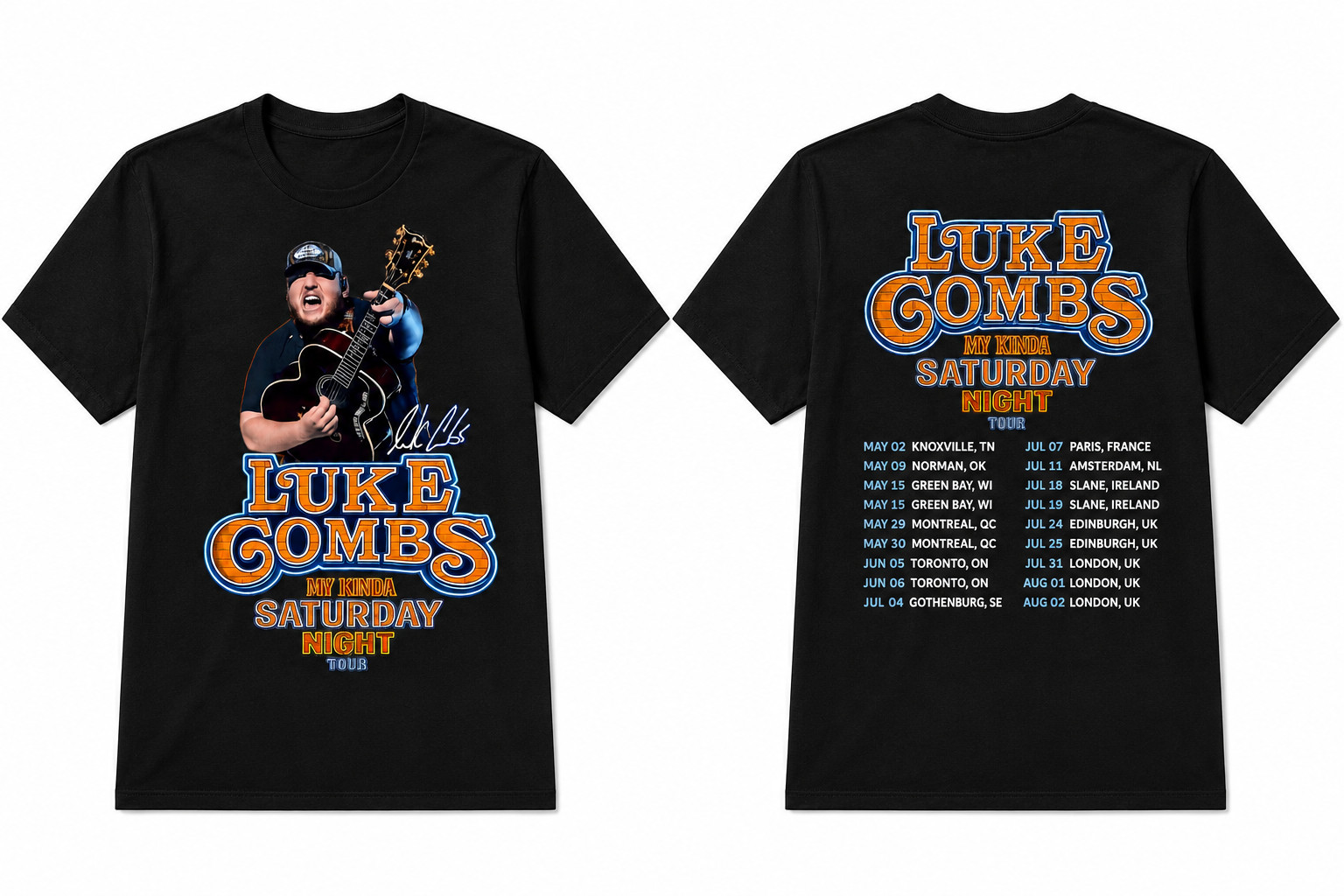 Luke Combs My Kinda Saturday N - Summer Clothing Uk 评论和价格