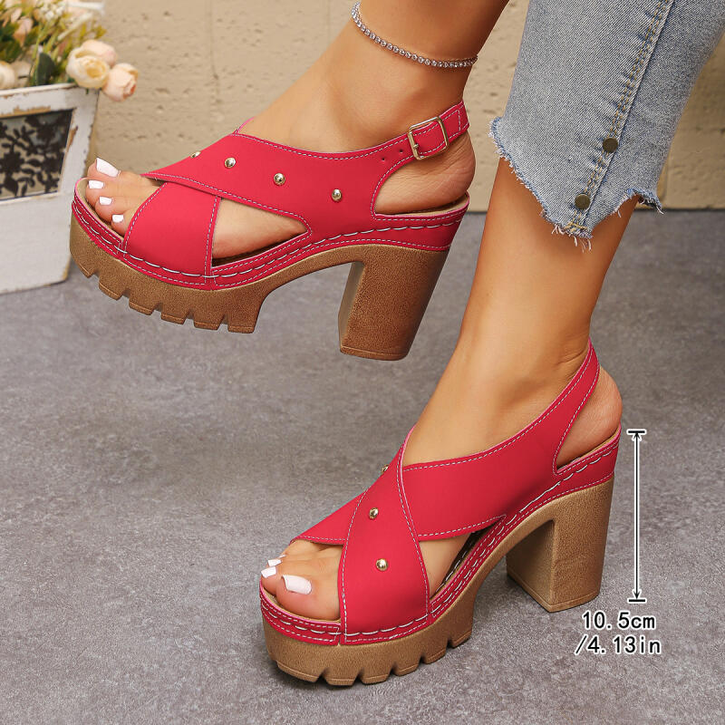 Vintage Super High Heel Cross  - Summer Clothing Dress 评论和价格